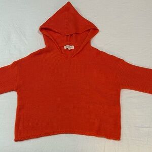 Red Dress Heartfelt Wishes Tangerine Hoodie - Size S